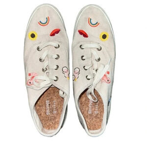 Anthropologie Soludos x Baobap‎ Embroidered Porto Sneakers Size 10 Platform